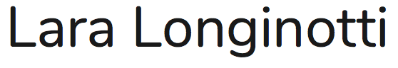 Lara Longinotti Logo